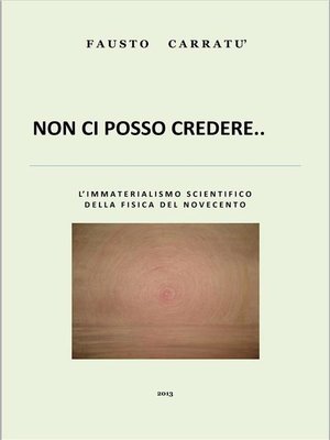 cover image of Non ci posso credere